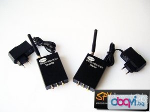 Комплект безжични приемник и предавател на аудио-видео сигнали 1 W - SPYDIRECT.BG
