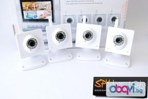 Безжична система с четири камери - SD609 - SPYDIRECT.BG