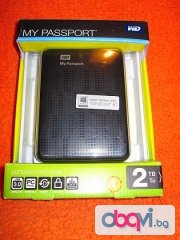Продавам външен хард диск Western Digital My Passport 2TB Portable Hard Drive