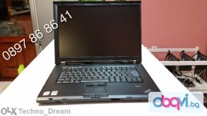 Лаптоп Ibm/lenovo T61 – 15,4" widescreen / Т7100 (2x1,8ghz)c2d / 2GB RAM DDR2 / 160GB Hdd / Камера..