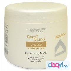 Alfaparf Semidilino Diamond Illuminating Mask Подхранваща Маска за блясък 500ml