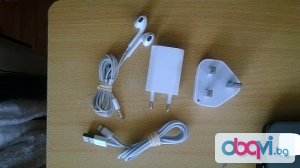 Продавам оригинални зарядни слушалки и USB кабели за iPhone, iPad, iPod touch