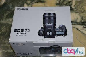EOS 7D Canon Mark II Цифрови SLR фотоапарати - Black 1 година гаранция.