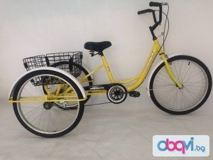 Нов Триколесен Велосипед Триколка за възрастни и юноши Tricycle