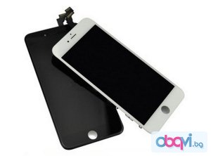 Дисплей за iPhone 6 бял, черен + стъклен протектор!