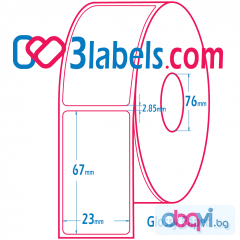 www.3labels.com Етикети на ролка за цветни инкджет принтери - Epson, Afinia, Trojan inkjet