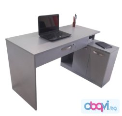 НОВО - Ъглово бюро с чекмедже и ключалка