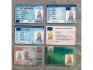 Banknotes, passport, driver’s license id